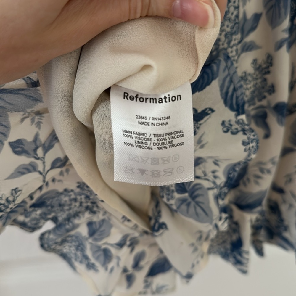 Reformation Ester Dress Floral - Picture 8 of 8